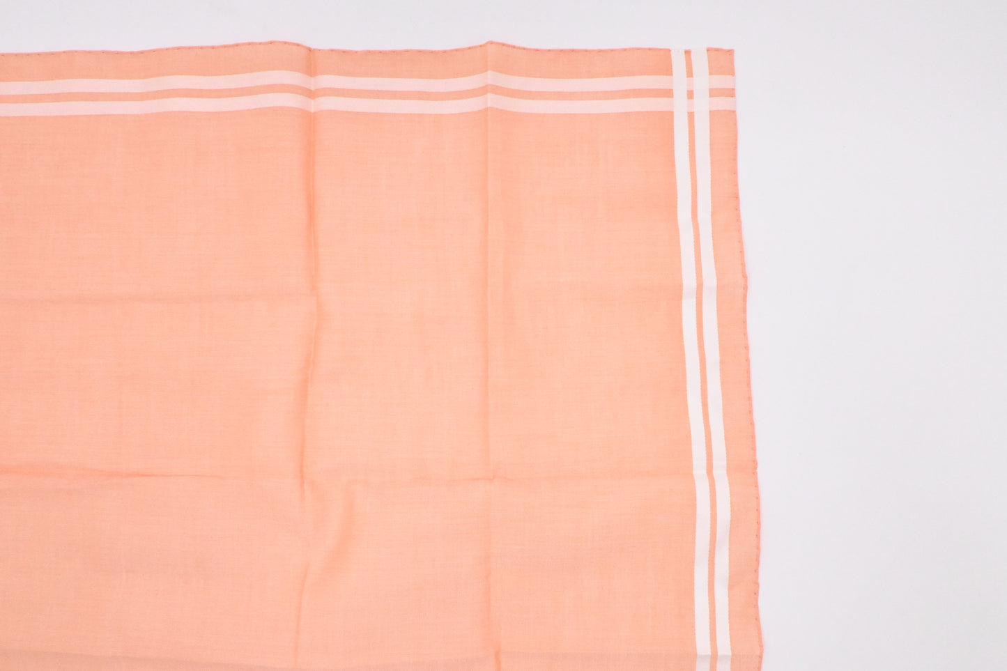 Hermes Handkerchief in Orange Cotton