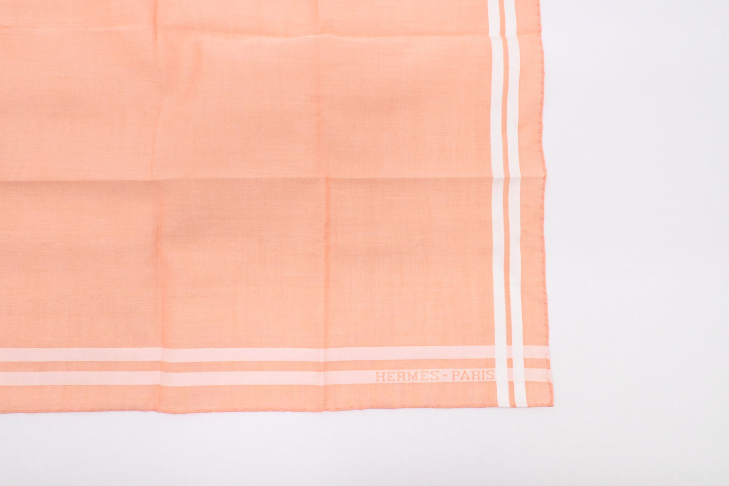 Hermes Handkerchief in Orange Cotton