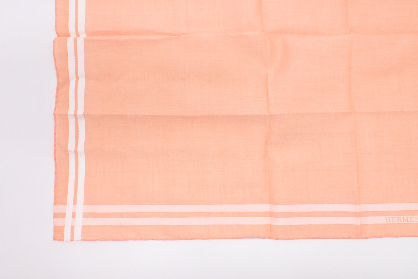 Hermes Handkerchief in Orange Cotton