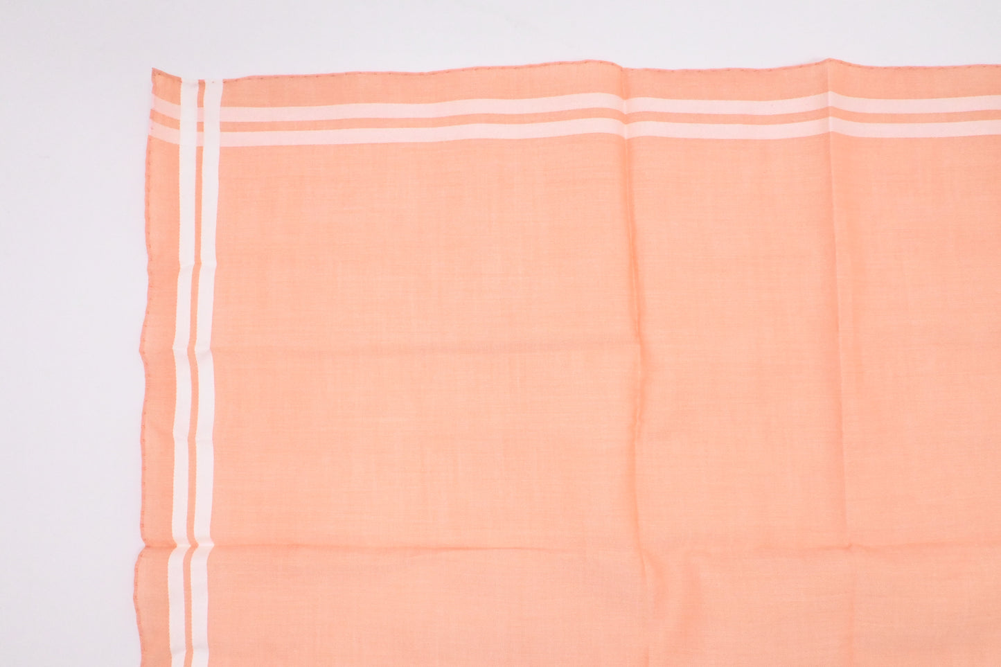 Hermes Handkerchief in Orange Cotton