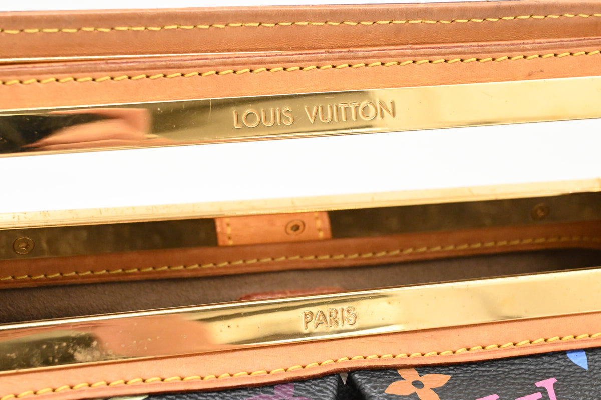 Louis Vuitton Judy MM in Black Multicolor Monogram Canvas