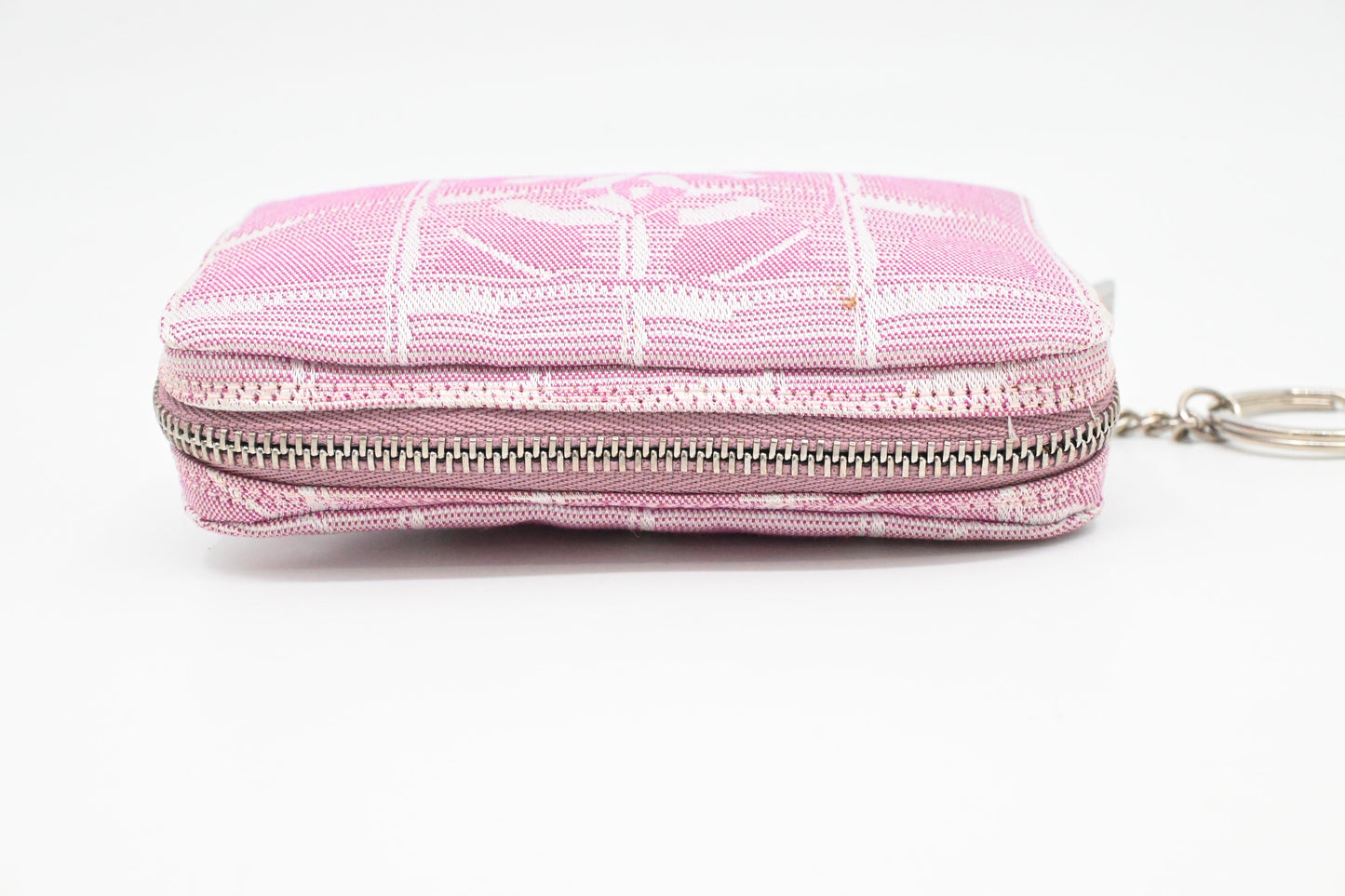 Chanel Coin Case in Pink New Travel LIne Canvas
