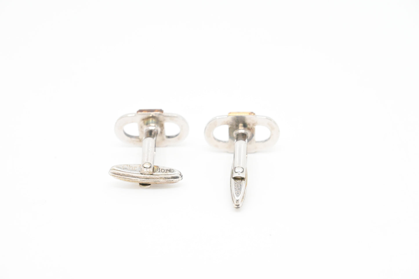 Dior Tie Clip and Cuff Links Set in Sterling Silver