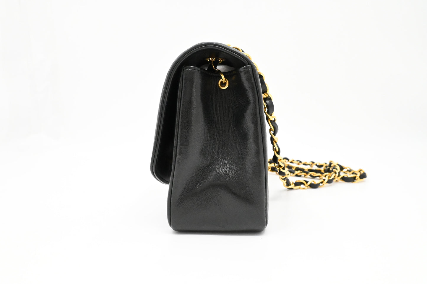 Chanel Diana 22 in Black Matelassé Leather