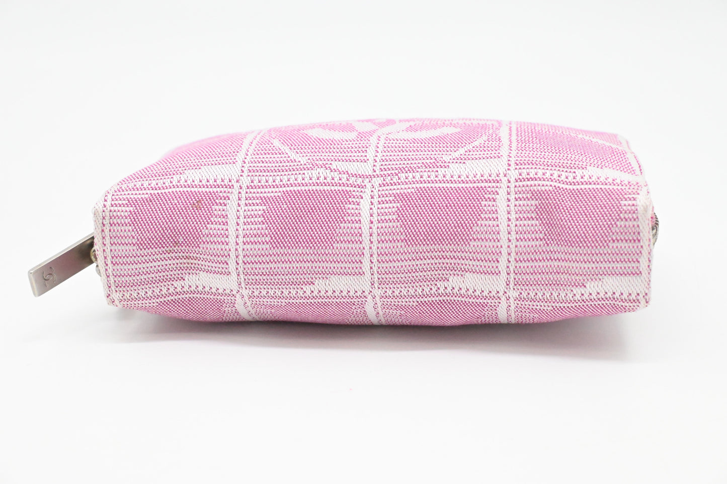 Chanel Coin Case in Pink New Travel LIne Canvas