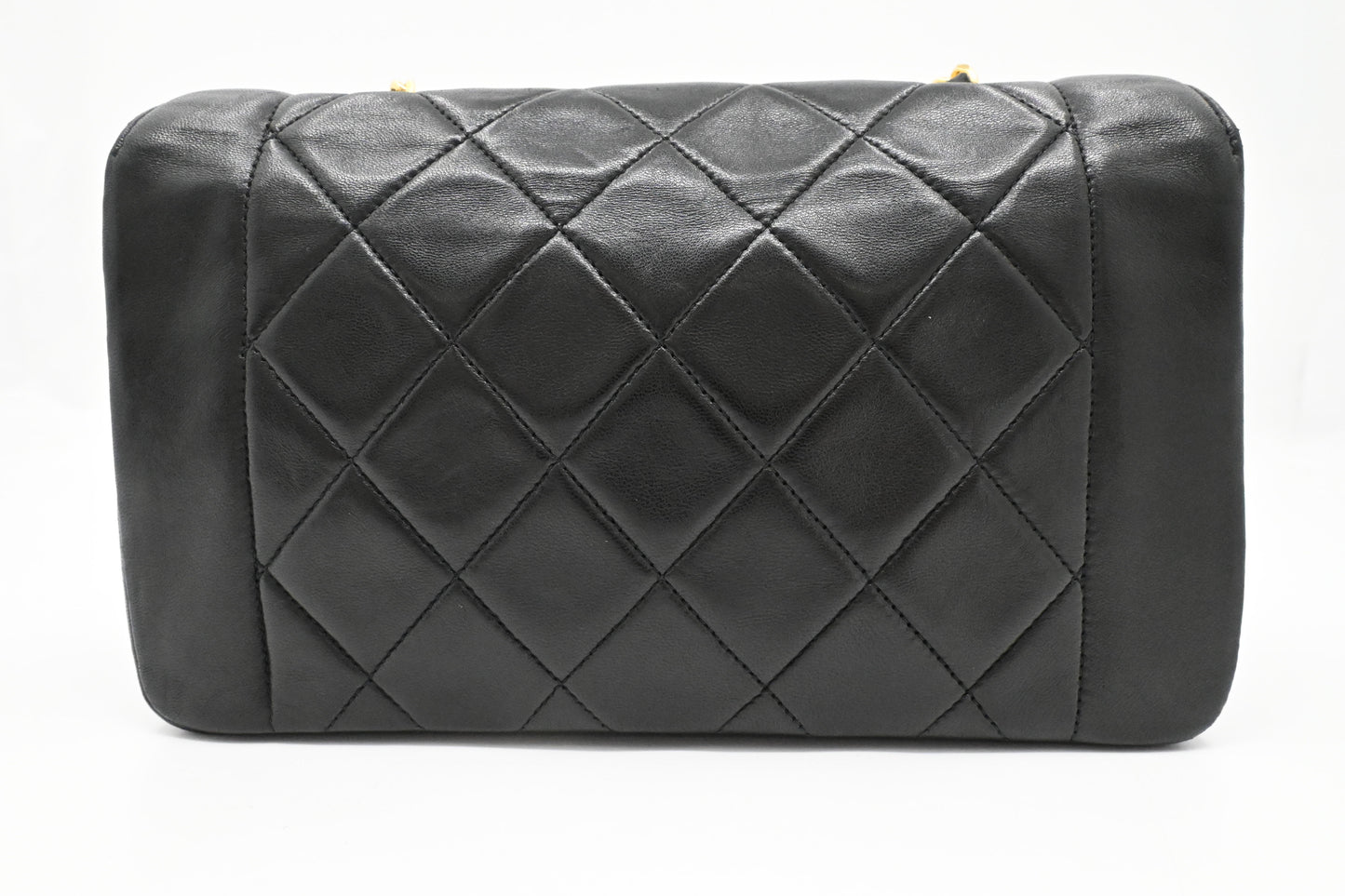 Chanel Diana 22 in Black Matelassé Leather