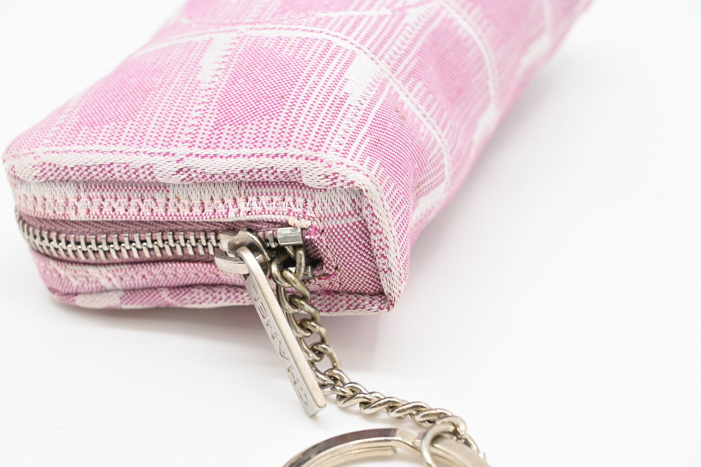 Chanel Coin Case in Pink New Travel LIne Canvas