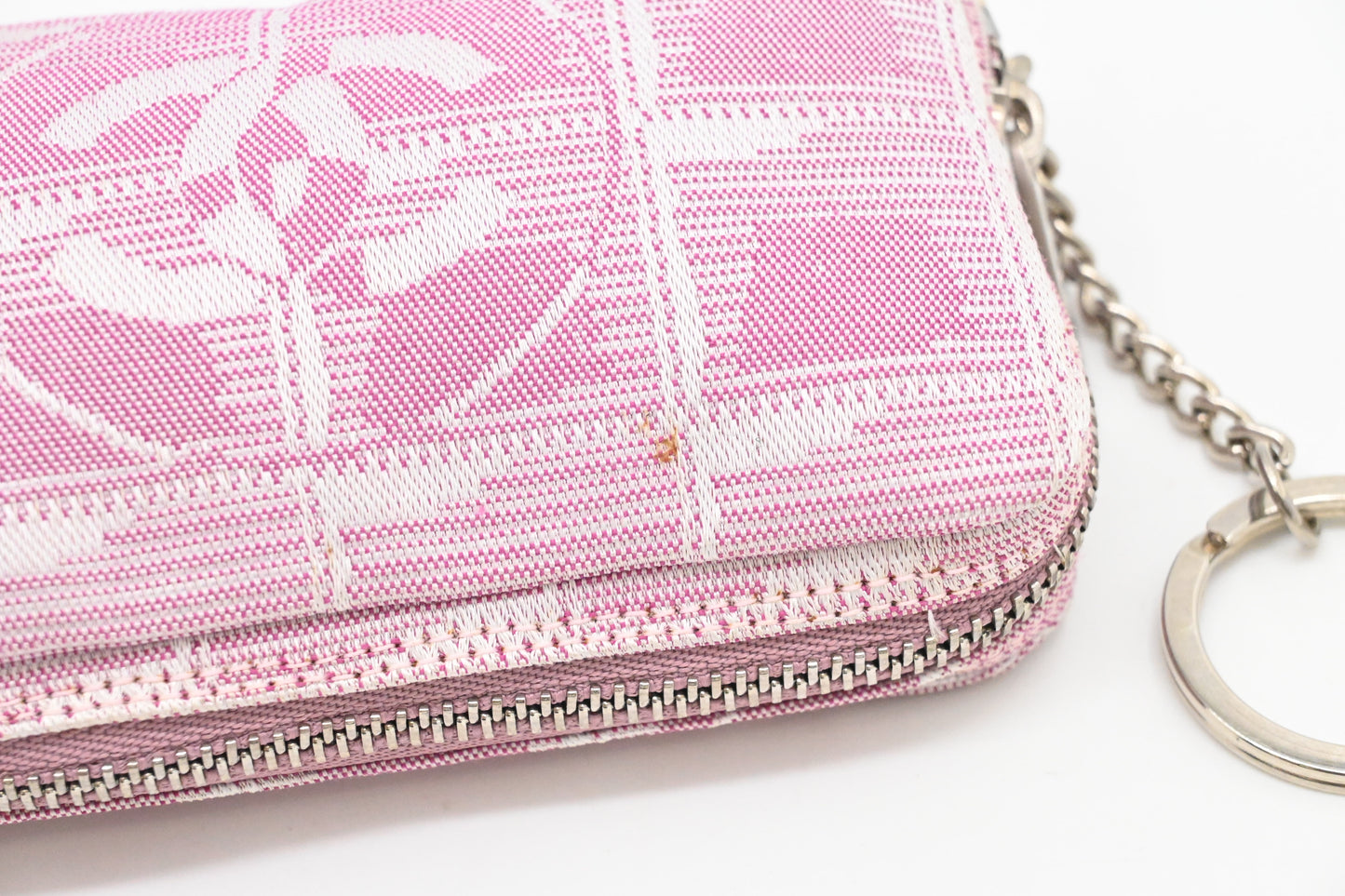 Chanel Coin Case in Pink New Travel LIne Canvas