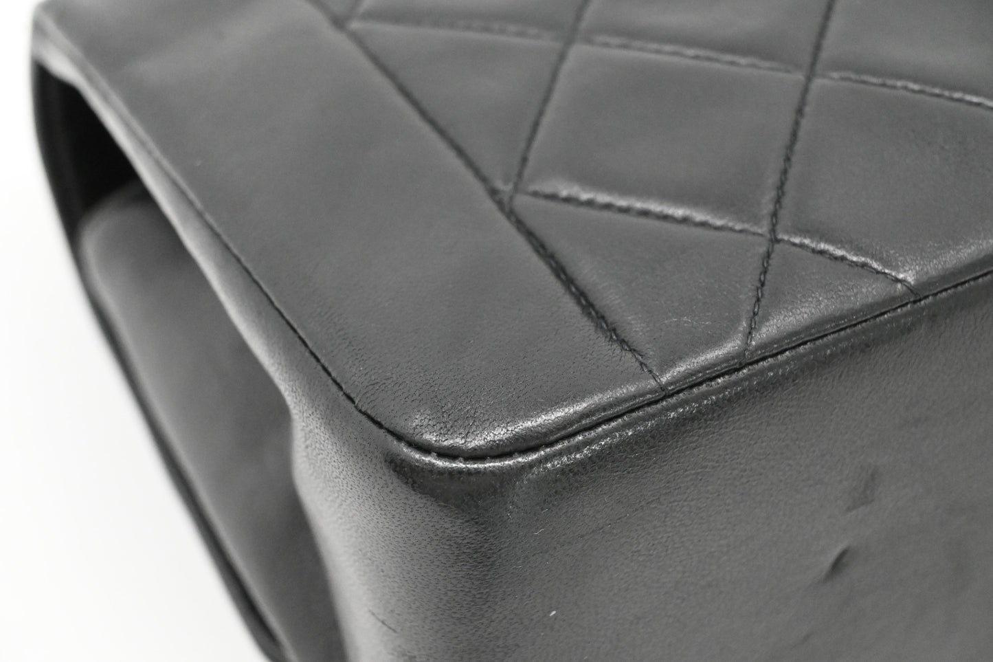Chanel Diana 22 in Black Matelassé Leather