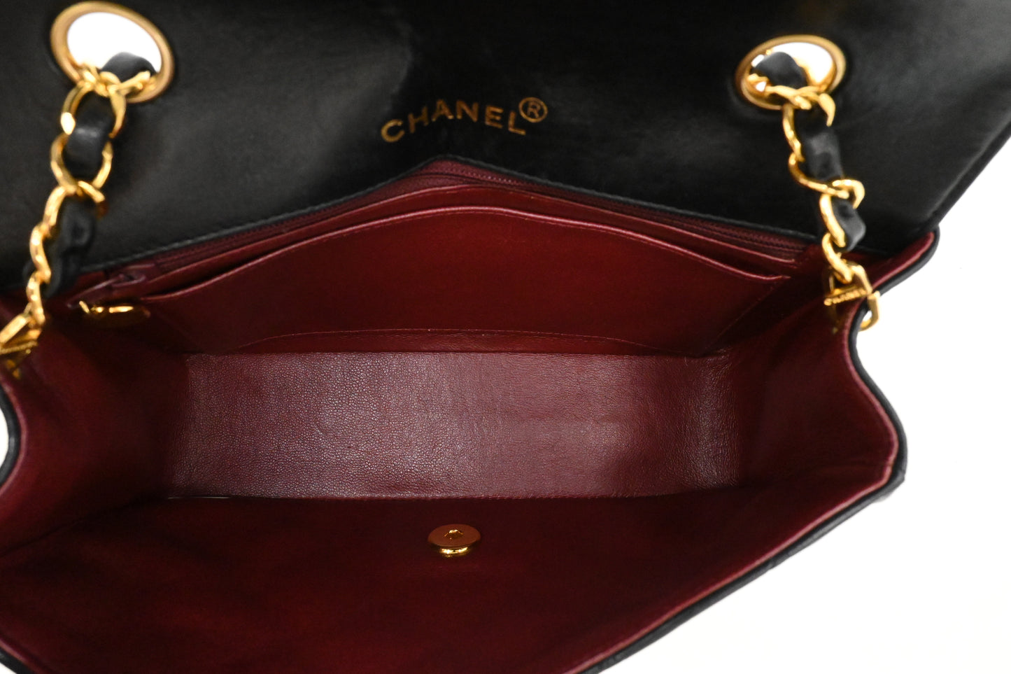 Chanel Diana 22 in Black Matelassé Leather