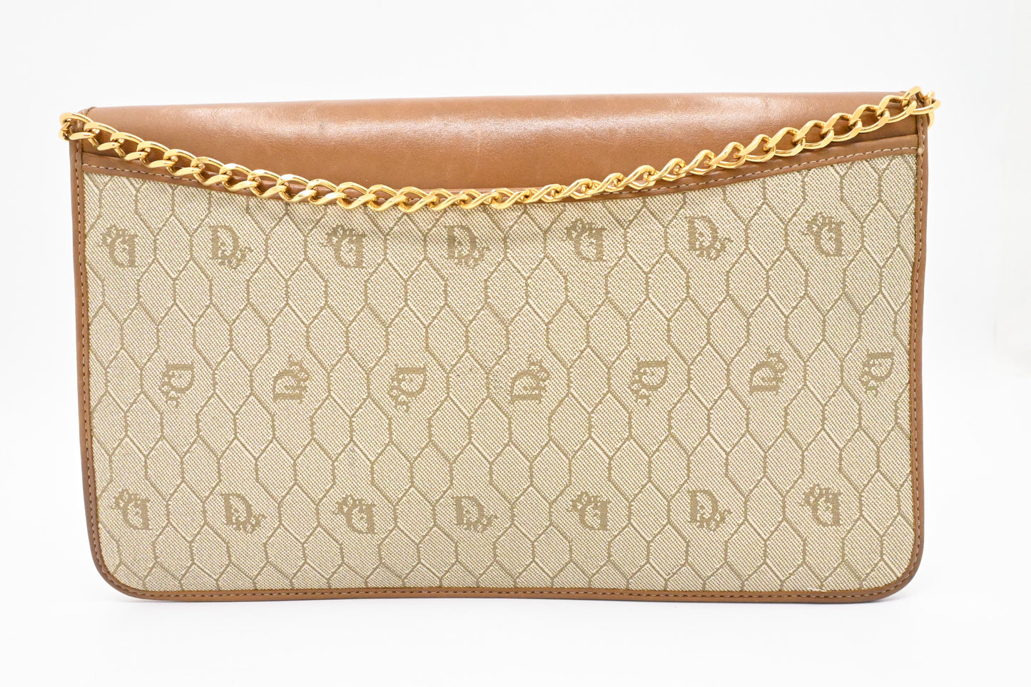 Dior Shoulder Bag in Beige Honeycomb Canvas