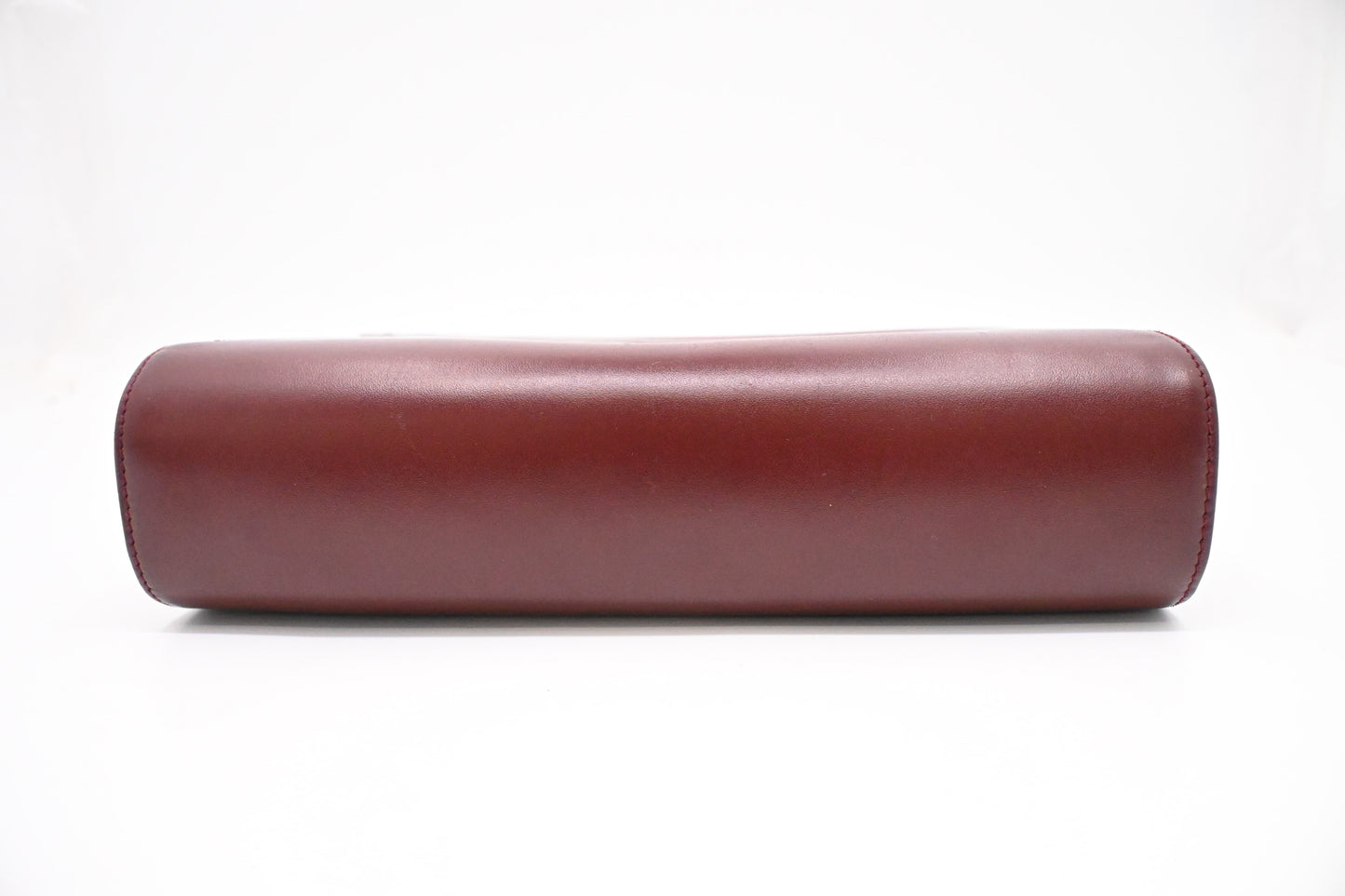 Cartier Wristlet in Burgundy Leather