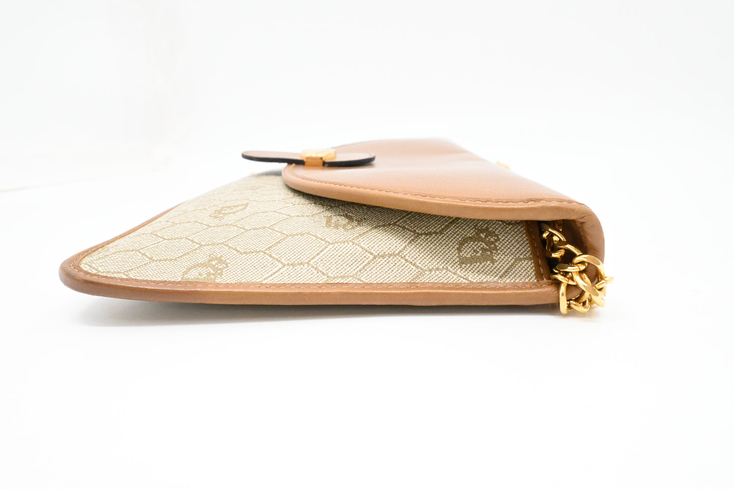 Dior Shoulder Bag in Beige Honeycomb Canvas