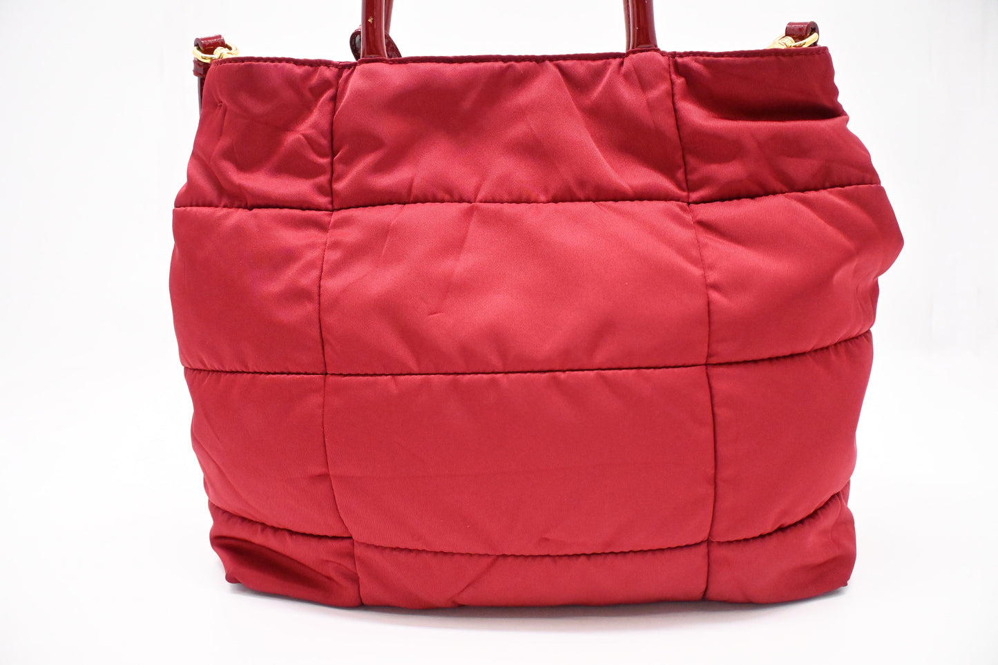 Prada 2way Bag in Red Nylon Canvas