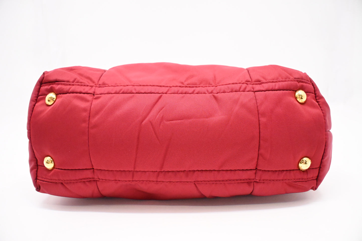Prada 2way Bag in Red Nylon Canvas