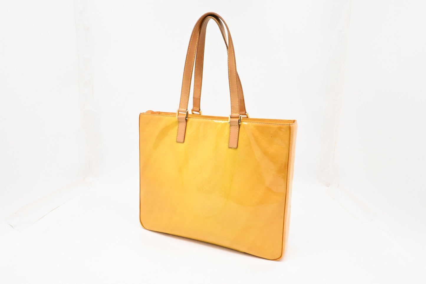 Louis Vuitton Columbus in Yellow Vernis Leather