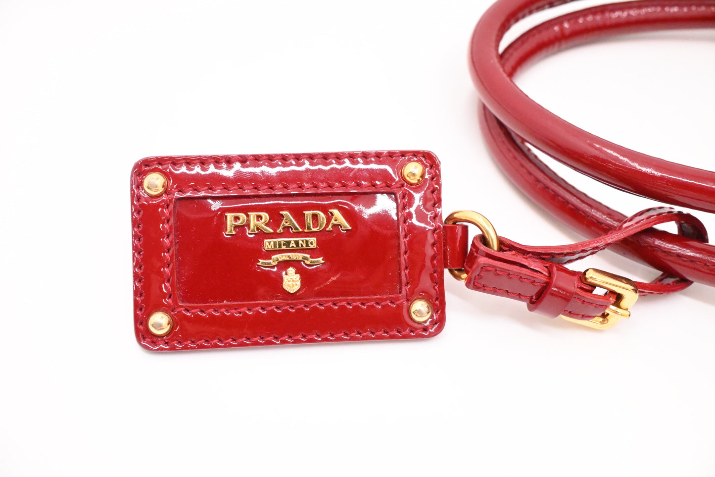 Prada 2way Bag in Red Nylon Canvas
