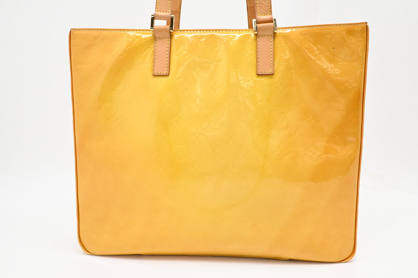 Louis Vuitton Columbus in Yellow Vernis Leather