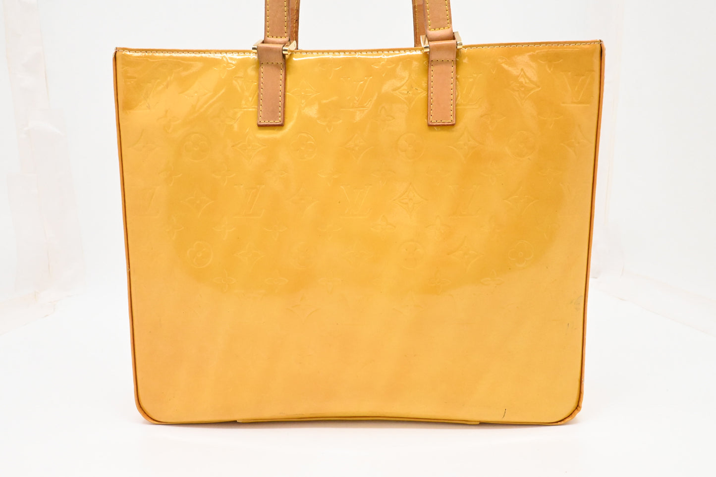 Louis Vuitton Columbus in Yellow Vernis Leather
