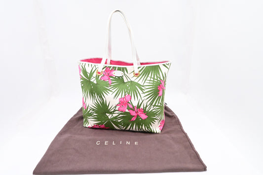 Celine Tote in Floral Canvas