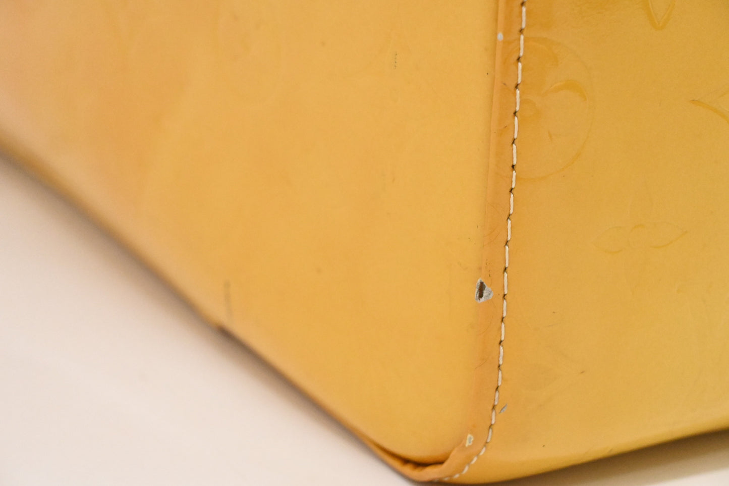 Louis Vuitton Columbus in Yellow Vernis Leather