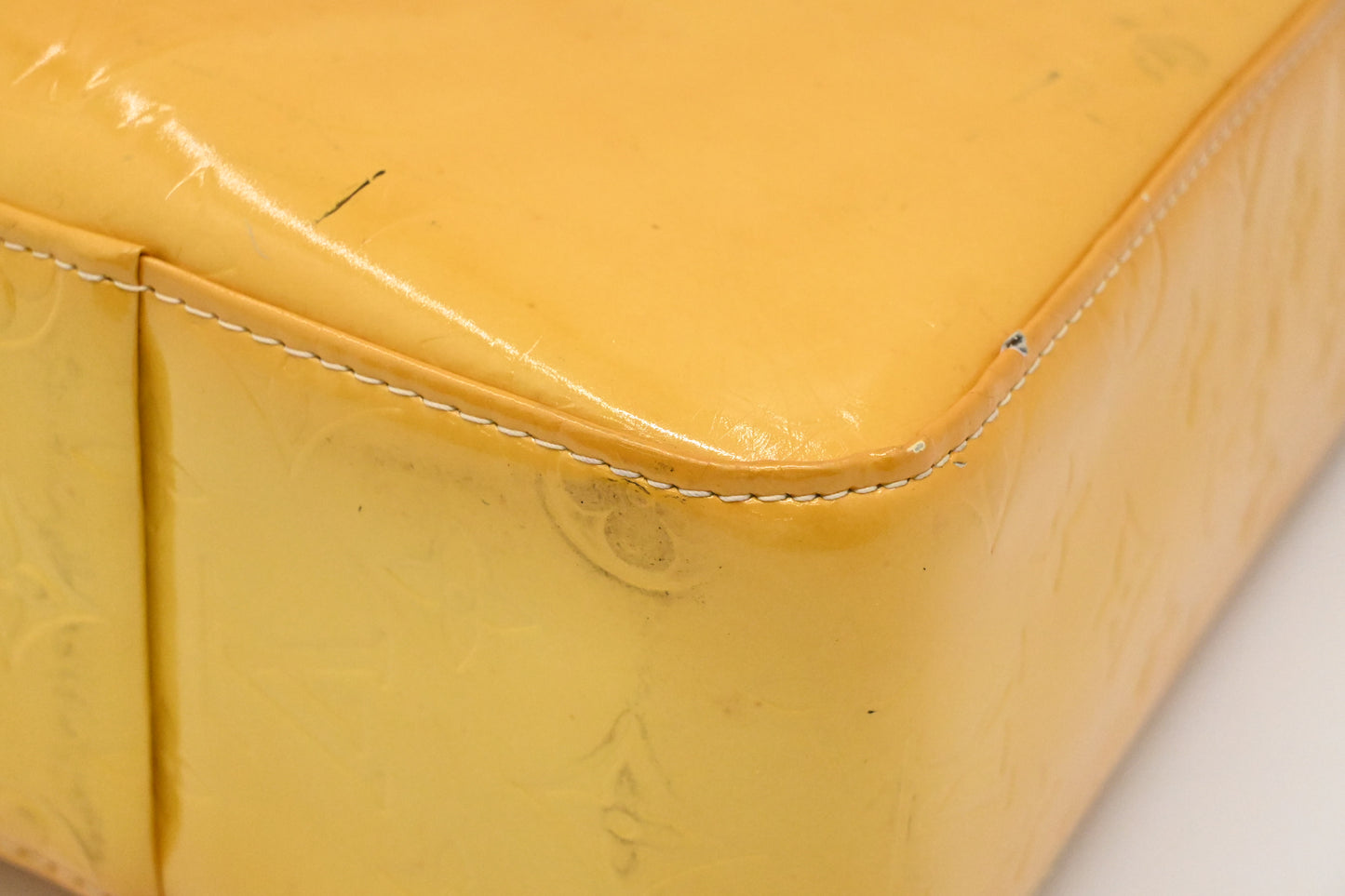 Louis Vuitton Columbus in Yellow Vernis Leather