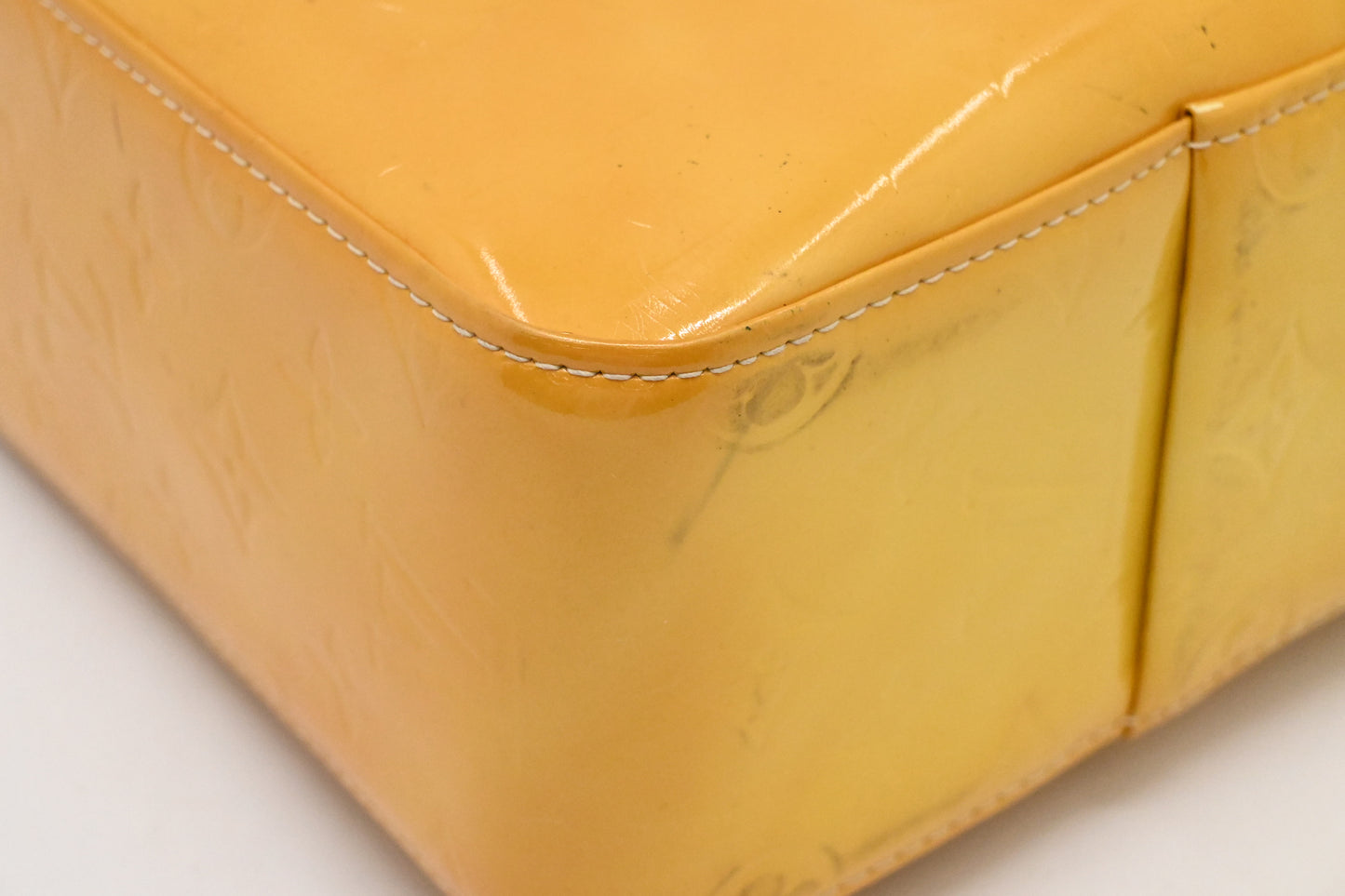 Louis Vuitton Columbus in Yellow Vernis Leather