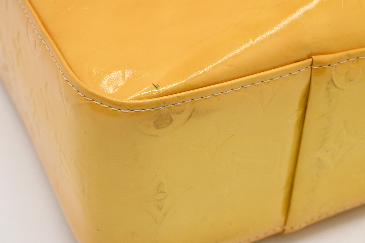 Louis Vuitton Columbus in Yellow Vernis Leather