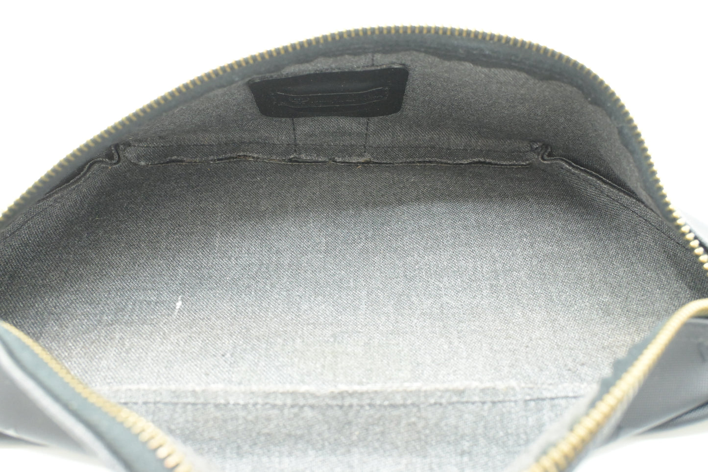 MCM Bumbag in Black Coated Canvas