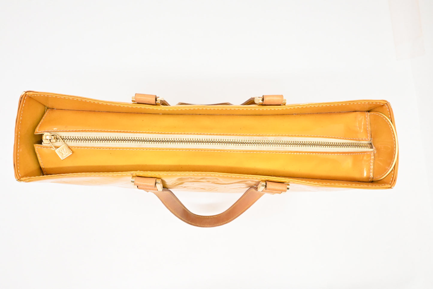 Louis Vuitton Columbus in Yellow Vernis Leather