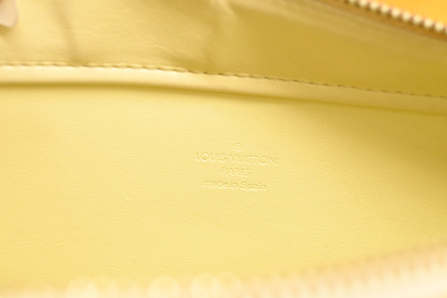 Louis Vuitton Columbus in Yellow Vernis Leather