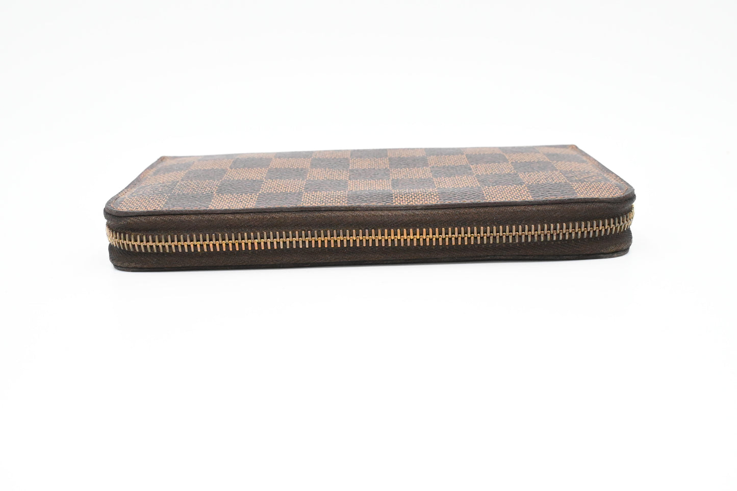 Louis Vuitton Long Zippy Wallet in Damier Ebene Canvas