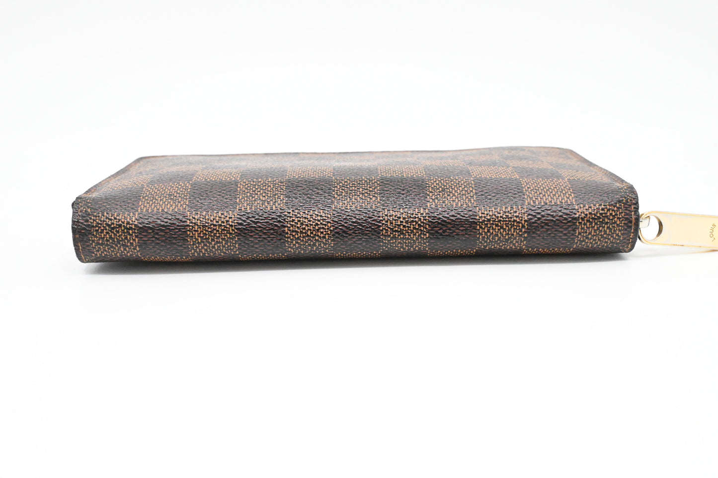 Louis Vuitton Long Zippy Wallet in Damier Ebene Canvas