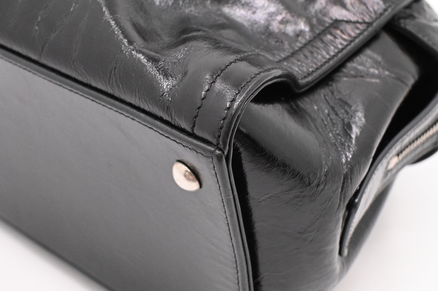 YSL Saint Laurent Handbag in Black Leather
