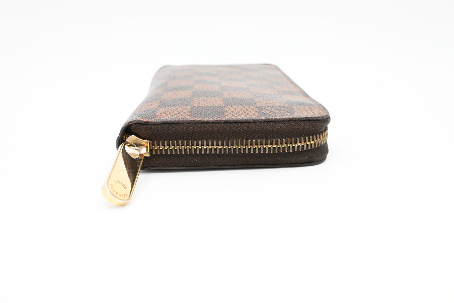 Louis Vuitton Long Zippy Wallet in Damier Ebene Canvas