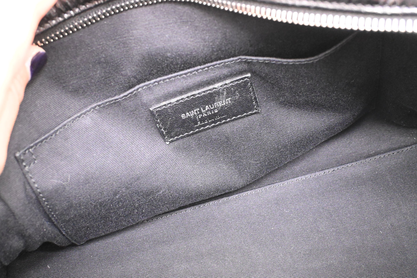 YSL Saint Laurent Handbag in Black Leather