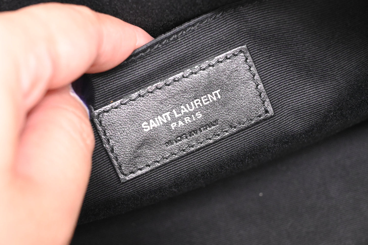 YSL Saint Laurent Handbag in Black Leather