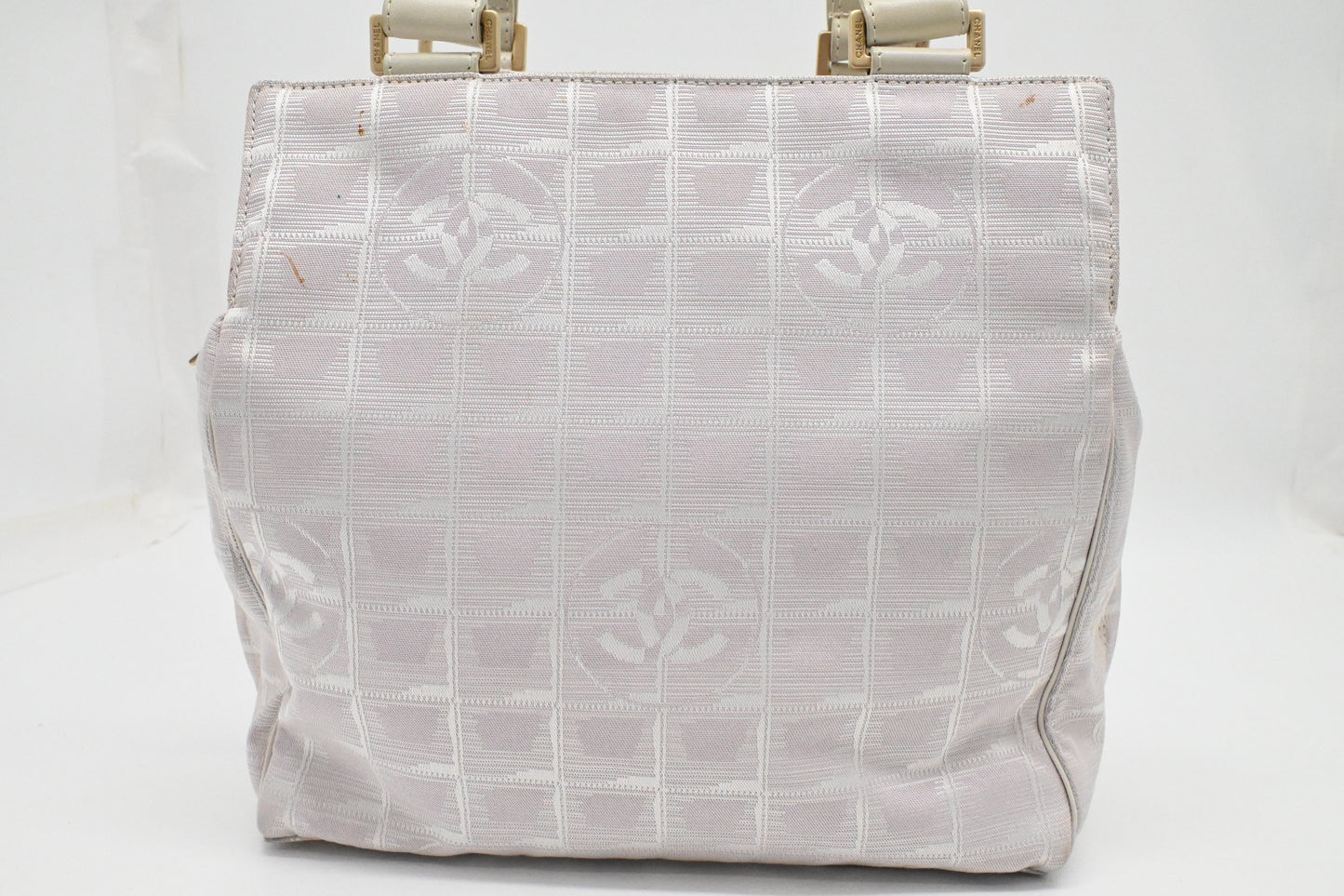 Chanel New Travel Line Shoulder Bag in Lavender Canvas