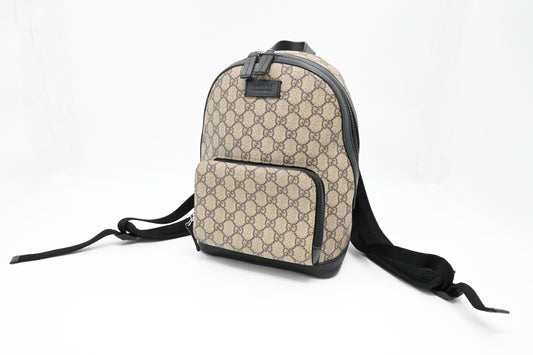 Gucci Small Backpack in GG Supreme Canvas