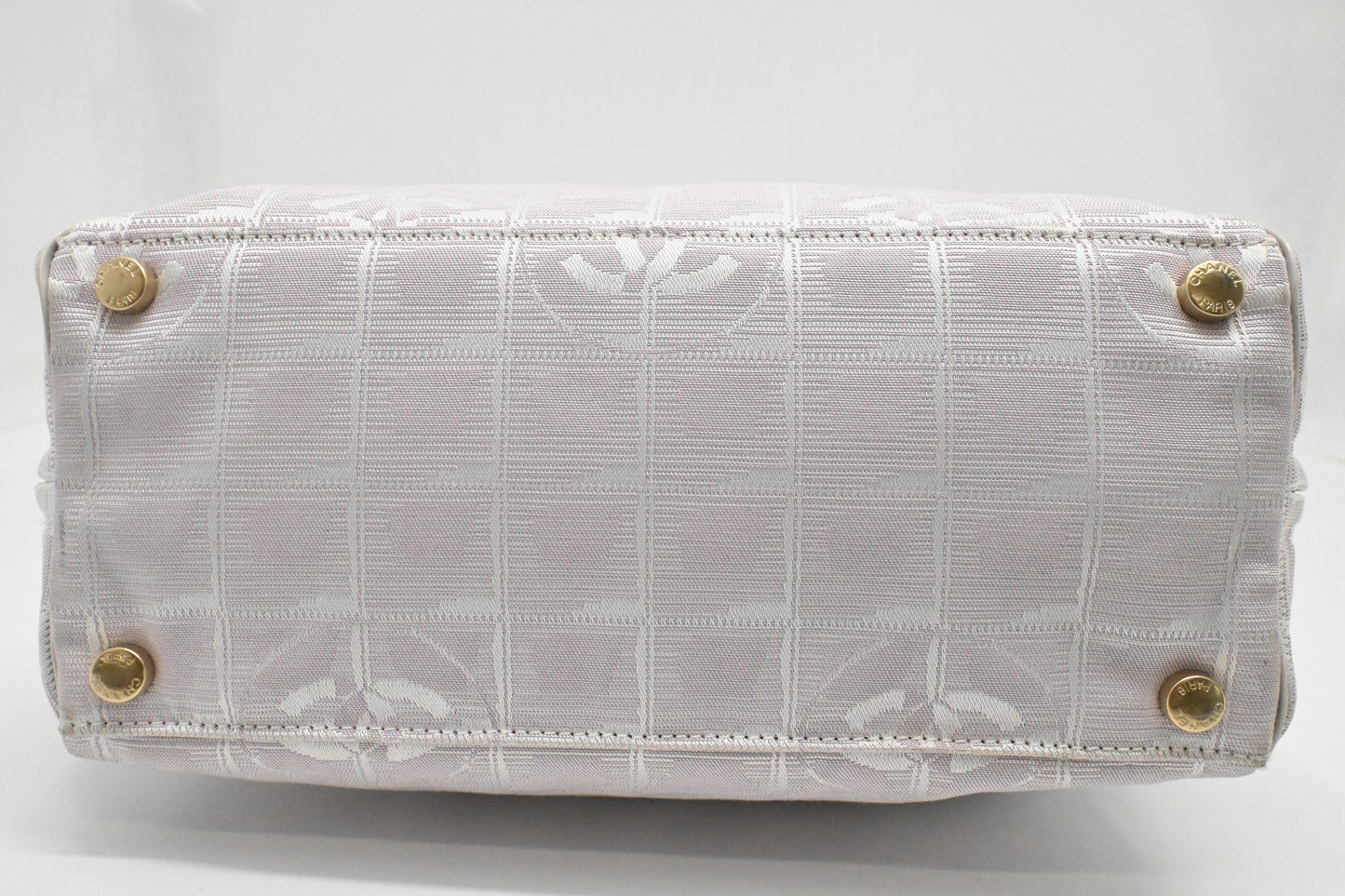 Chanel New Travel Line Shoulder Bag in Lavender Canvas