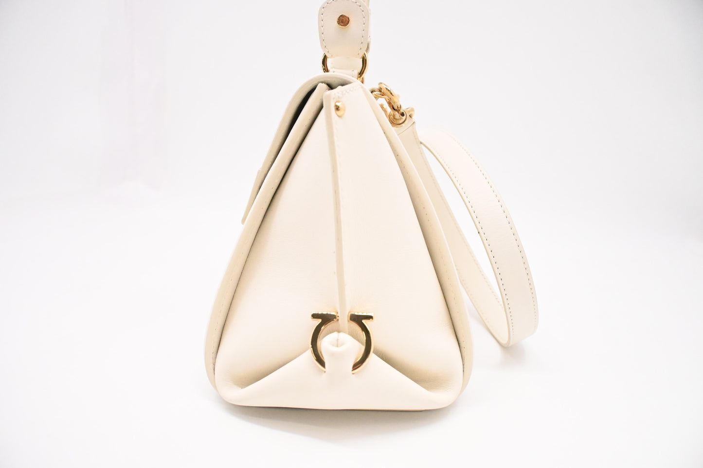 Ferragamo Sophia Bag in White Leather