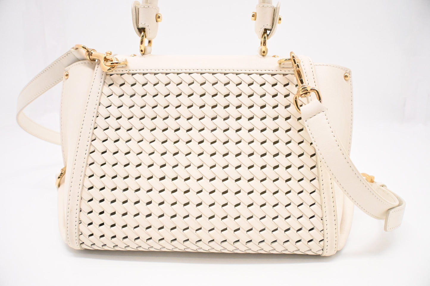 Ferragamo Sophia Bag in White Leather