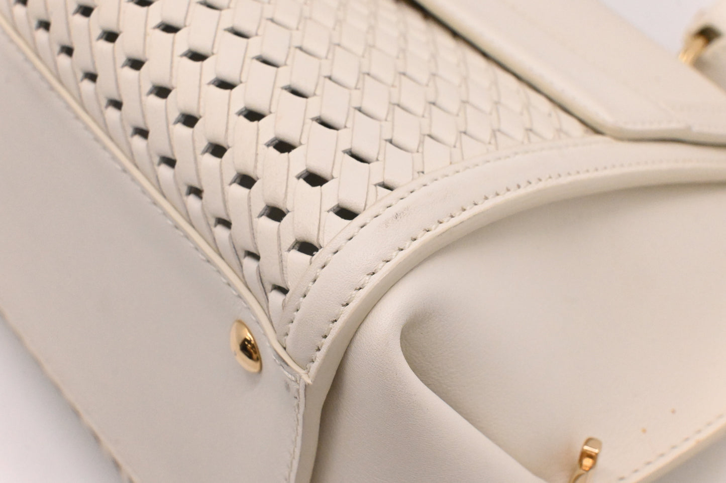 Ferragamo Sophia Bag in White Leather