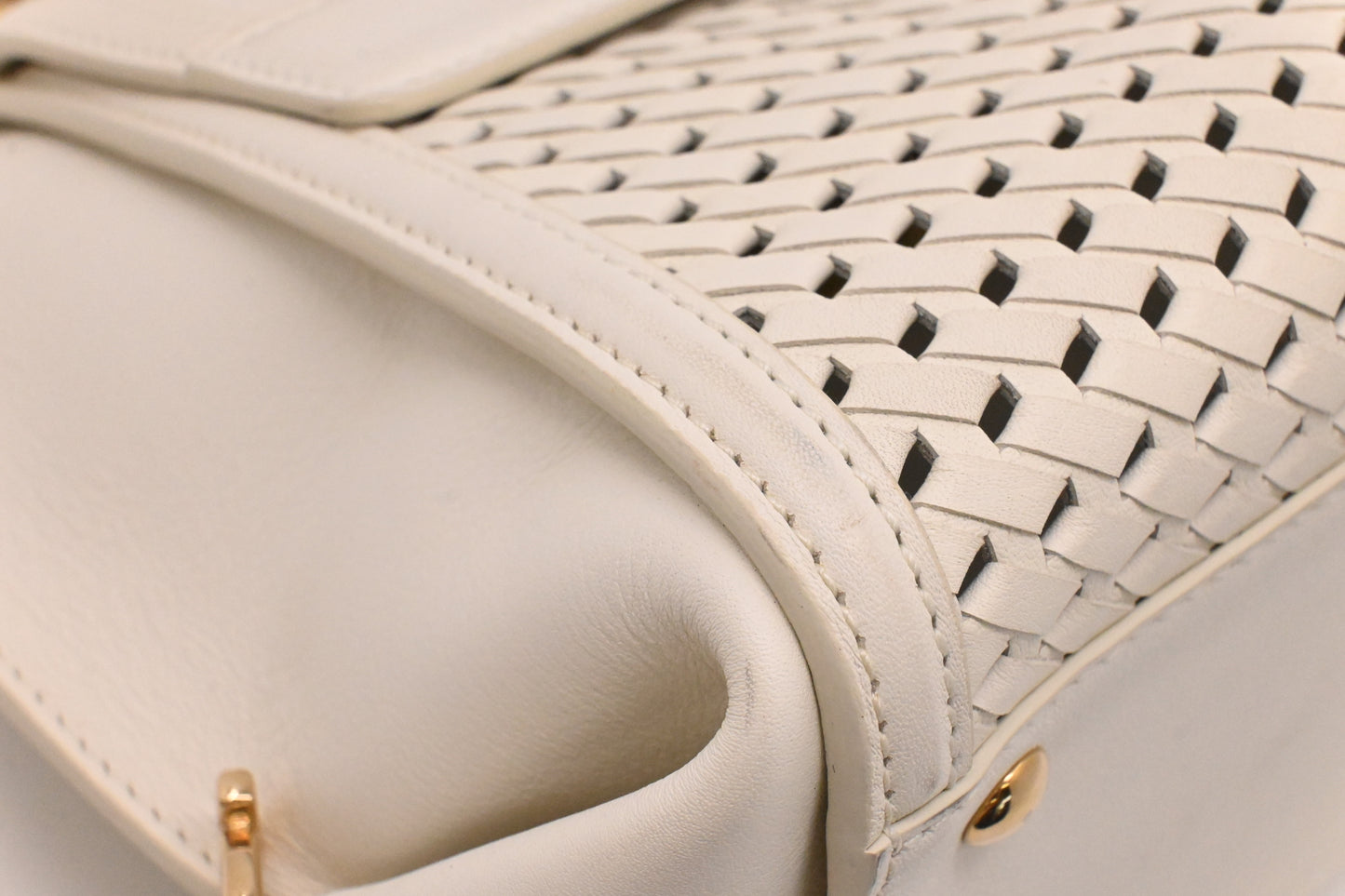 Ferragamo Sophia Bag in White Leather