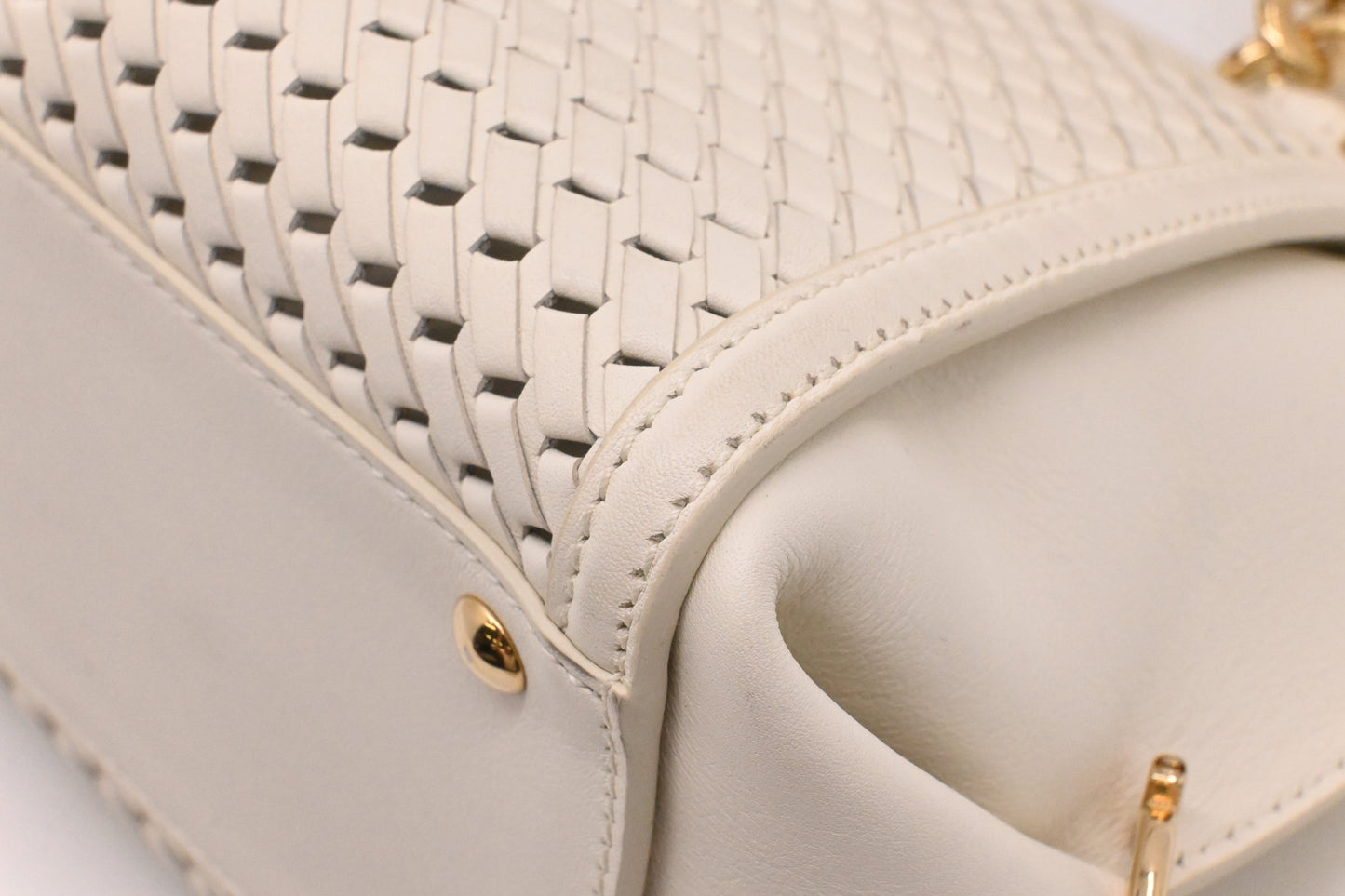 Ferragamo Sophia Bag in White Leather