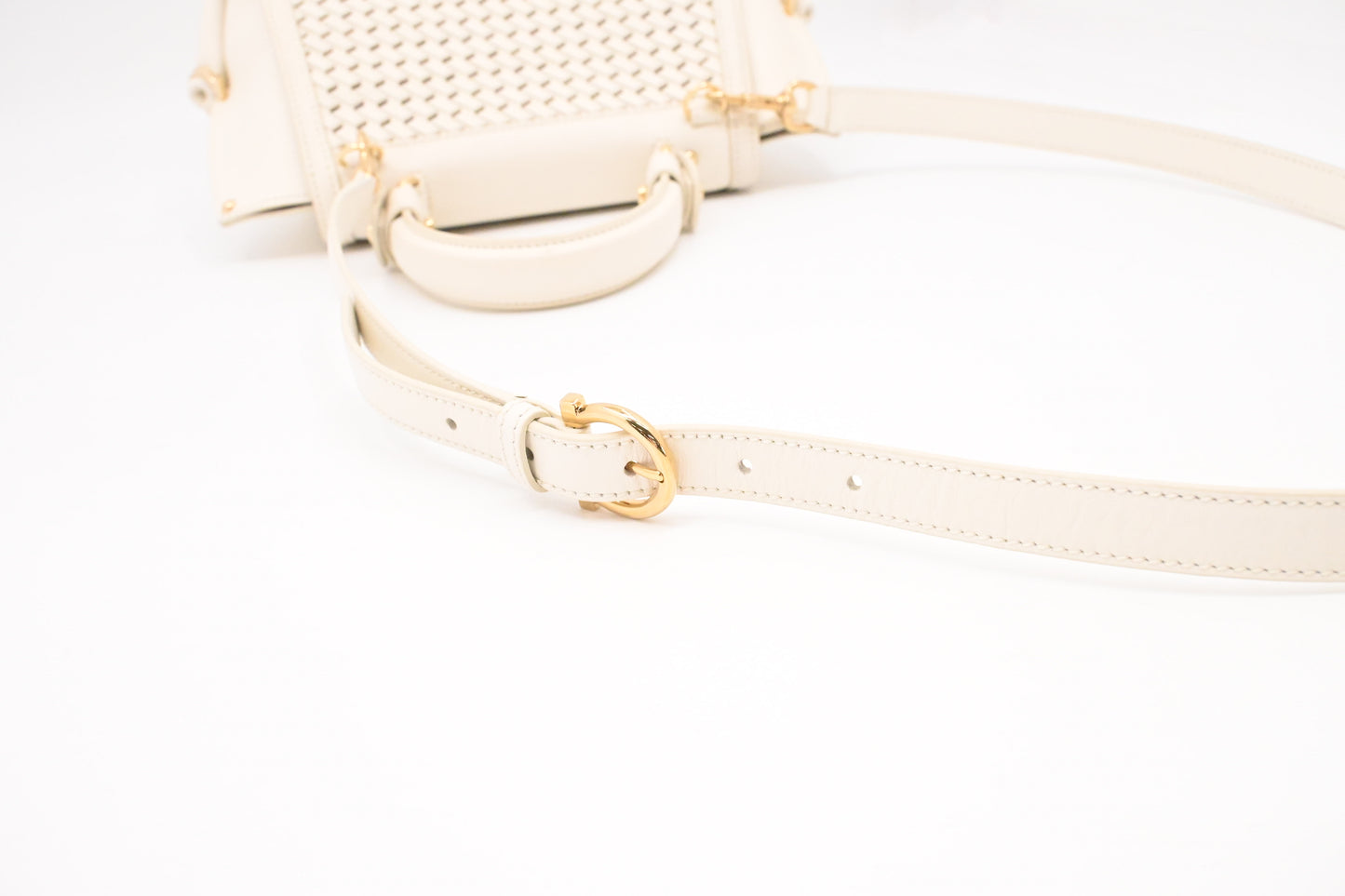 Ferragamo Sophia Bag in White Leather