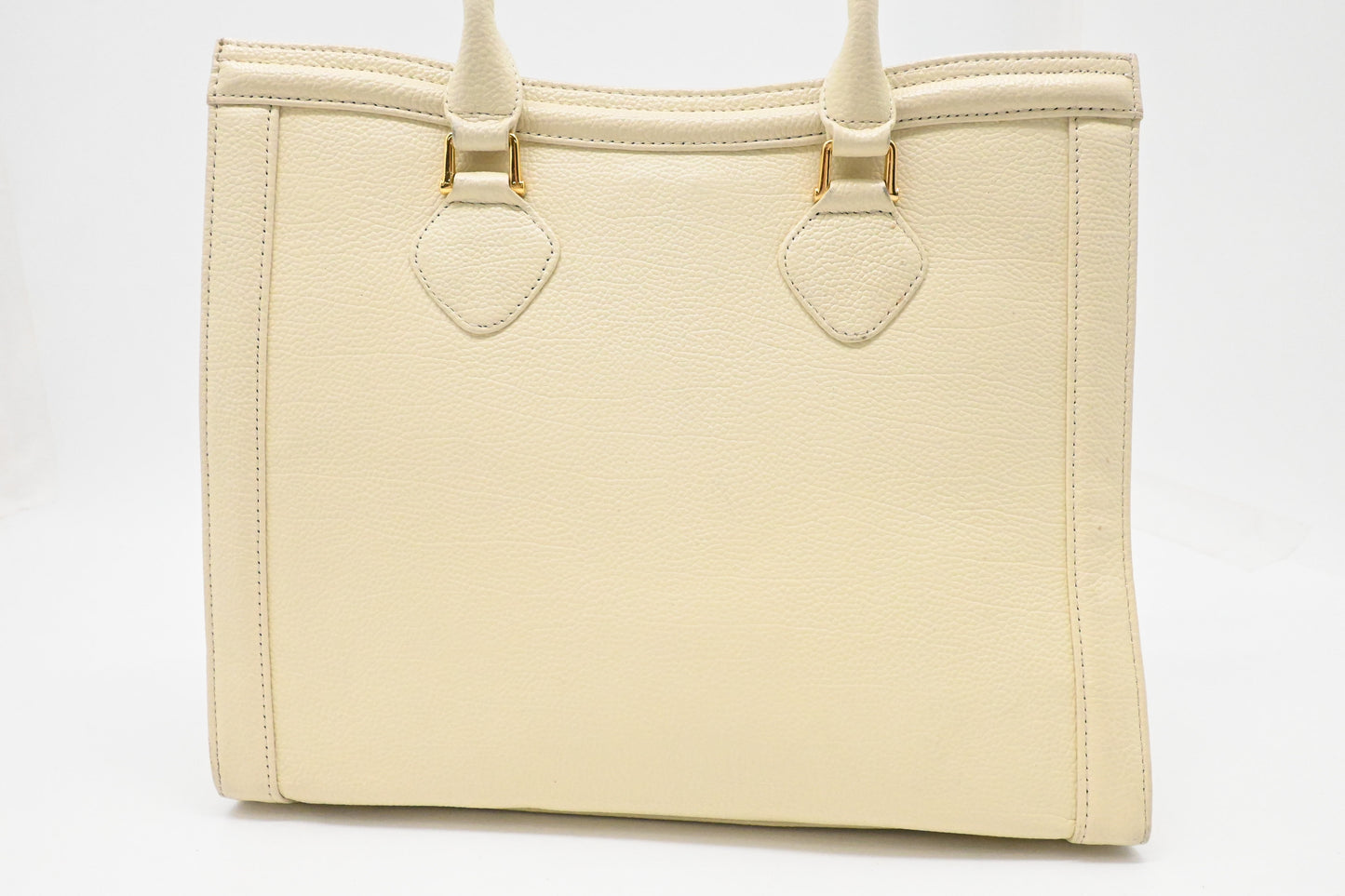 YSL Saint Laurent Handbag in White Leather