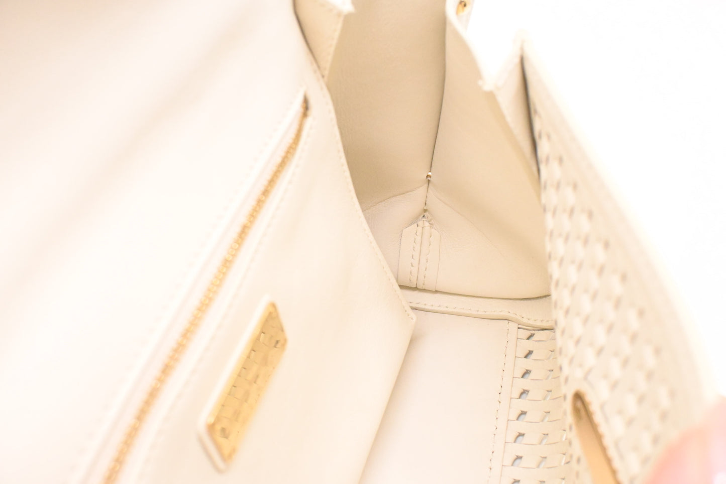 Ferragamo Sophia Bag in White Leather