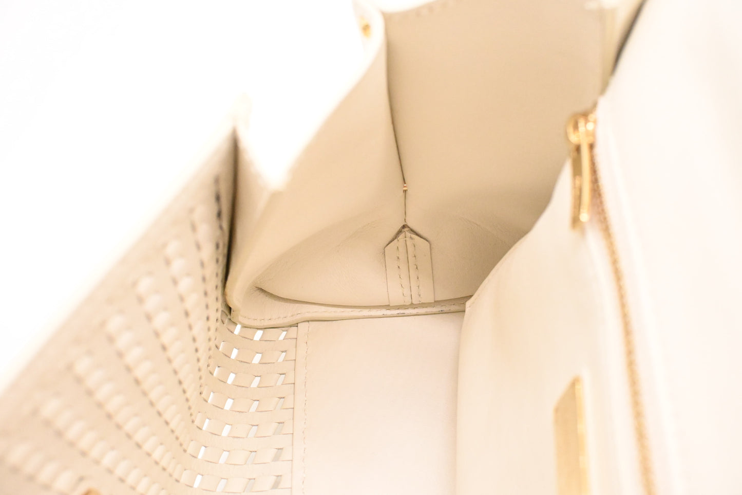 Ferragamo Sophia Bag in White Leather