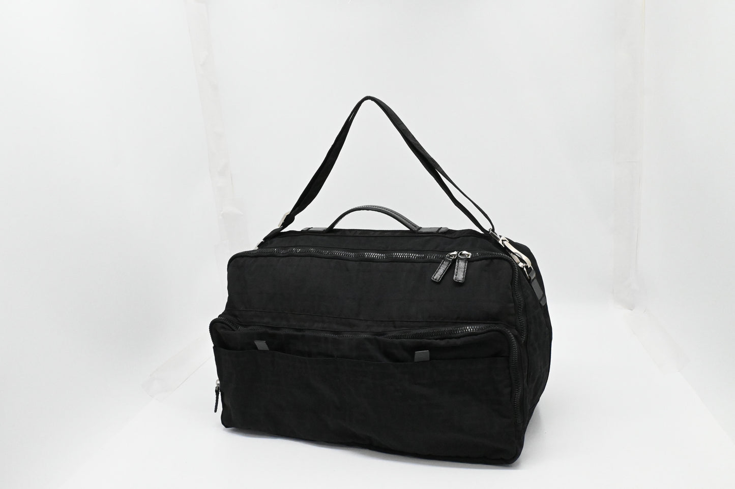 Fendi Travel Bag in Black Canvas